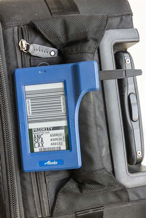 bag tags with rfid chips|alaska airlines electronic bag tag.